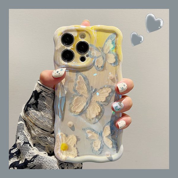 1_cbea52be-99cd-4f7d-ae94-3b4dc90e0e03.jpg Oil Painting Gradient Butterfly iPhone Case