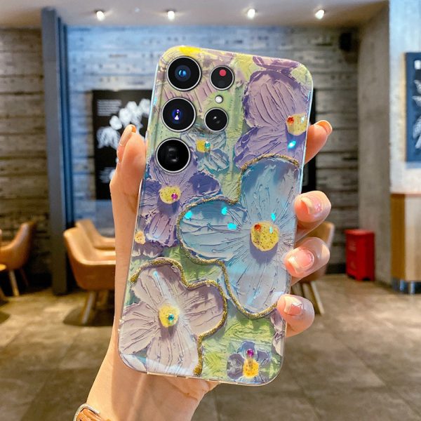 1_d18924d0-5f97-4af5-a19e-977c74806975.jpg INS Hot Oil Painting Flower Galaxy/iPhone Case