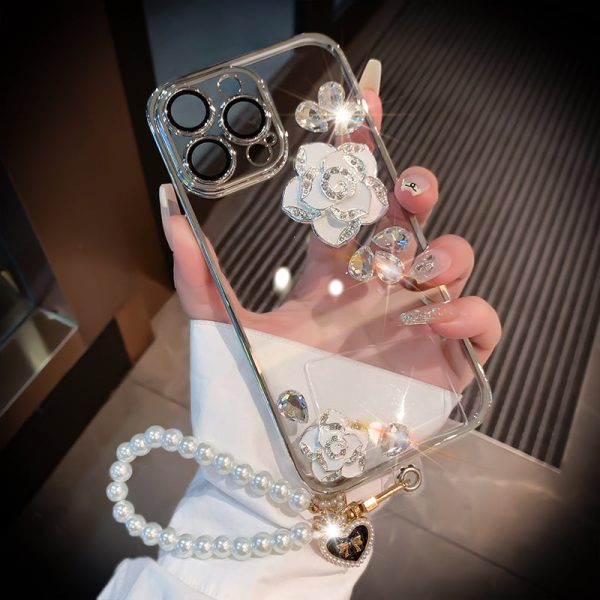 2_1.jpg Luxury Camellia Transparent iPhone case with Lens Film