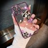 2_2.jpg Luxury Camellia Transparent iPhone case with Lens Film