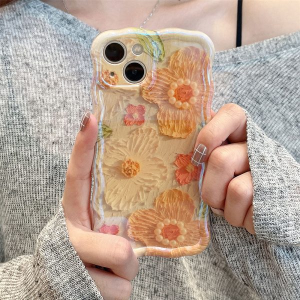 3_d8ec8efd-0959-41a0-8016-3d1293f51f02.jpg Luxury Pearl Oil Painting Flower iPhone Case