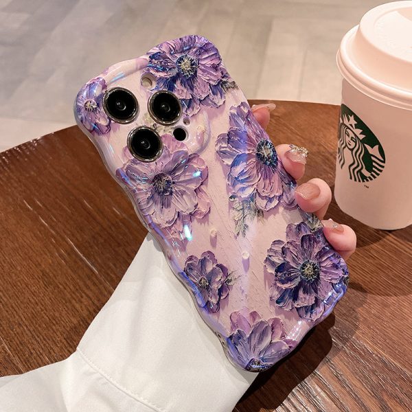 4_2ac64143-0a0c-4244-9f7c-5e696a9d02b2.jpg Gentle Oil Painting Flower iPhone Case