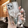 4_8e590035-0b10-4d4d-b757-7e442107ab8f.jpg Silver Heart Rhinestone Stand iPhone Case