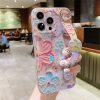 4_905bdfbc-372d-4917-90dc-1f5e809d65d5.jpg Oil Painting Flower Wristband Holder iPhone Case