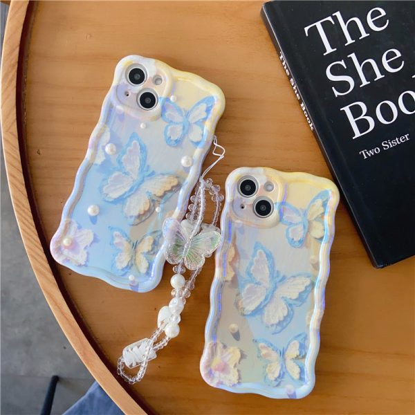 5_5334d86e-dc0d-43ec-899a-54b788d59873.jpg Oil Painting Gradient Butterfly iPhone Case