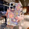 5_6802b479-bd36-40a5-8d16-80b7a04ee41f.jpg Gentle Oil Painting Flower iPhone Case