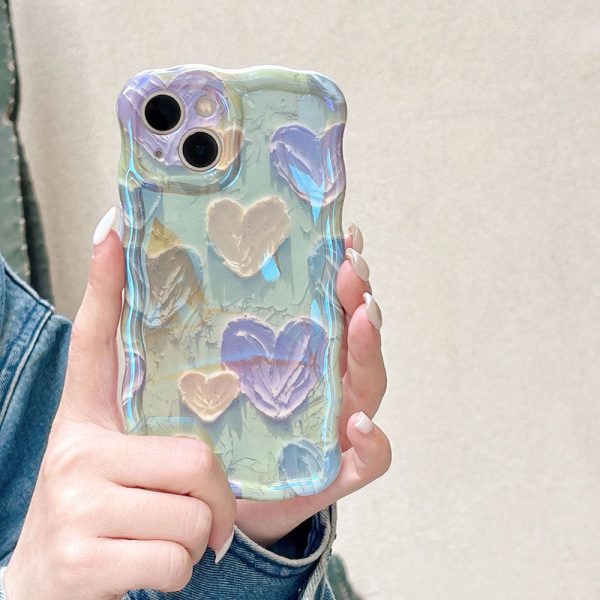 Oil painting Heart iPhone case