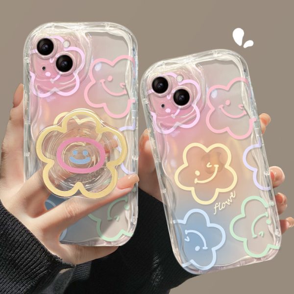 O1CN01PoSu281Nky5kqPGvP__3208331609.jpg Ins Hot Smiling Face Flower Holder iPhone Case