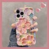 Ins Hot Colorful Oil Painting Flower iPhone Case