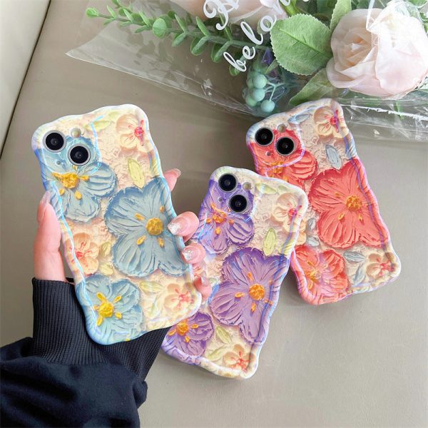 a_fc15c720-0996-4391-b685-83cc2d9be8a9.jpg Oil Painting Flowers iPhone Case