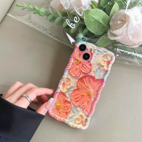 d_e792f264-ba10-4a4e-bdd5-42c6fdc034c2.jpg Oil Painting Flowers iPhone Case