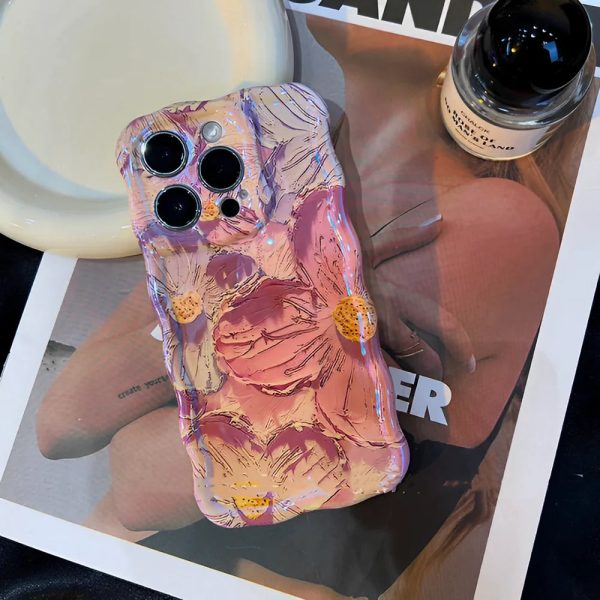 e_582a37f5-e29a-4f72-a0d4-e664e87ed597.jpg Oil Painting Flower Bracelet iPhone Case